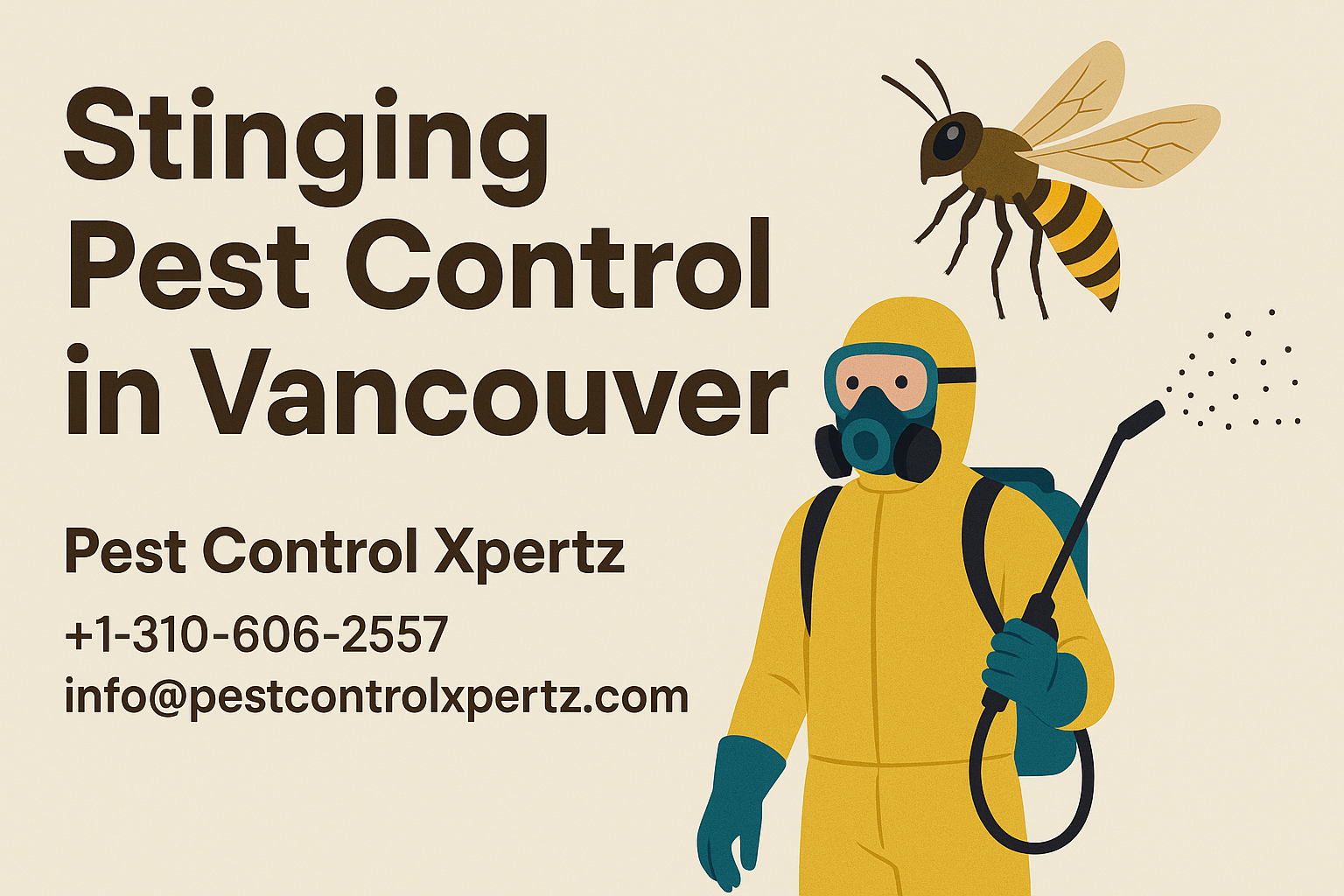 Stinging Pest Control in Vancouver | Expert Pest Control for Stinging Insects