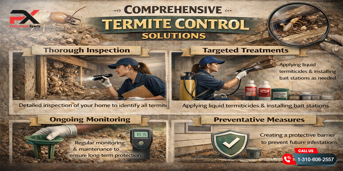 Comprehensive Termite Control Solutions by Pest Control Xpertz
