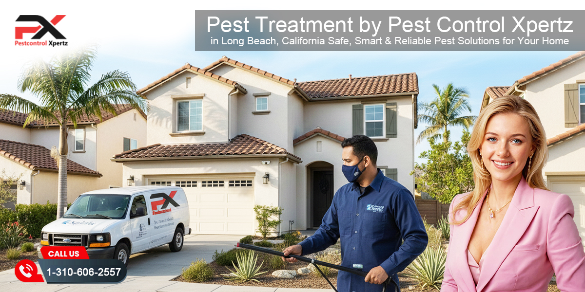 Pest Treatment by Pest Control Xpertz in Long Beach, California 