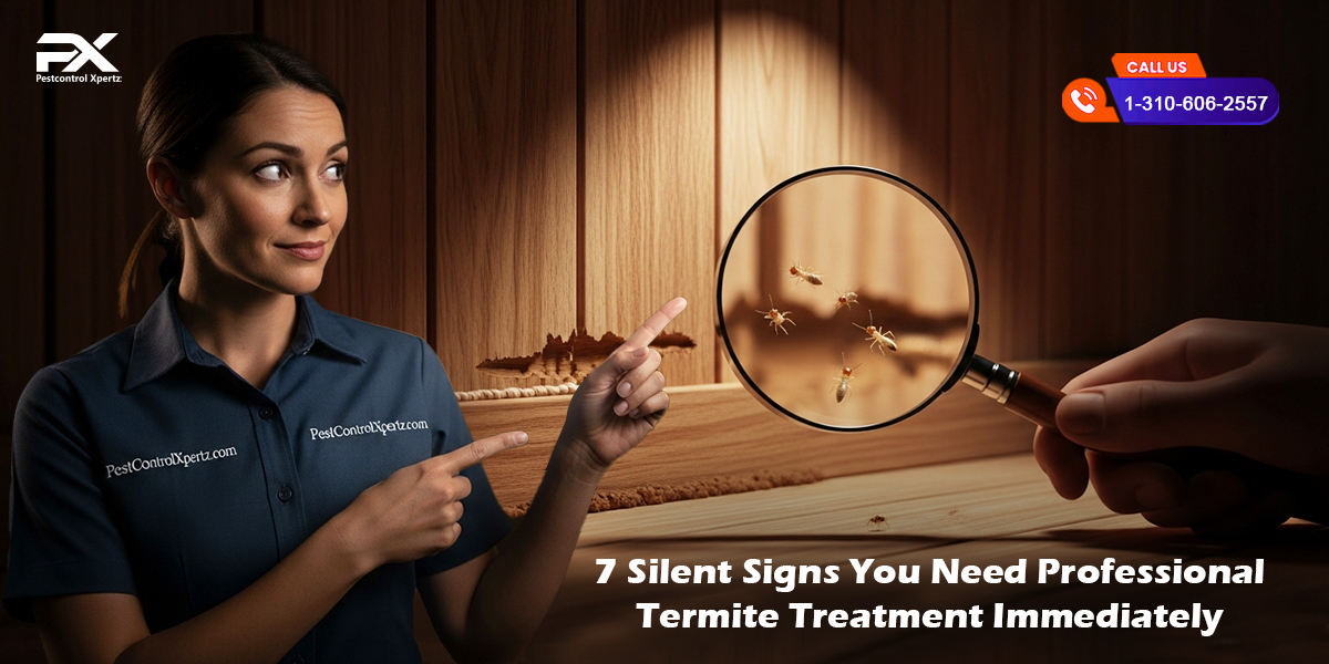 7 Silent Signs You Need Professional Termite Treatment Immediately