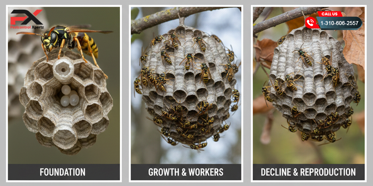 What Are the Typical Dynamics of a Wasp Nest? | Pest Control Xpertz