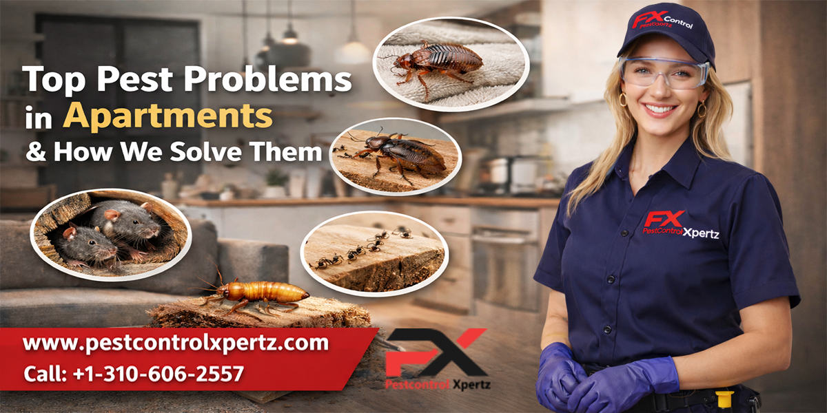 Top Pest Problems in Apartments and How Pest Control Xpertz Solves Them