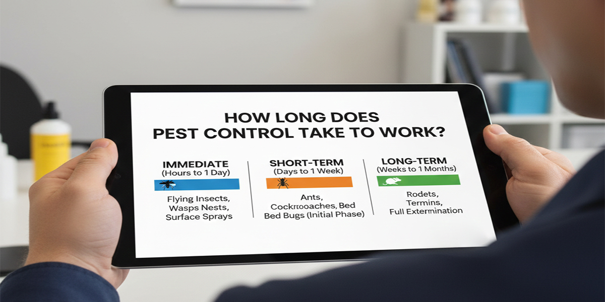 How Long Does Pest Control Take to Work? | Pest Control Xpertz Guide