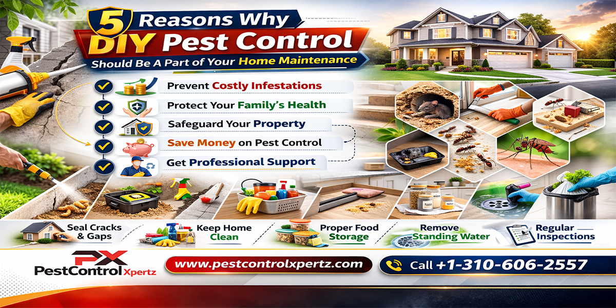 5 Reasons Why DIY Pest Control Should Be A Part of Your Home Maintenance | Pest Control Xpertz